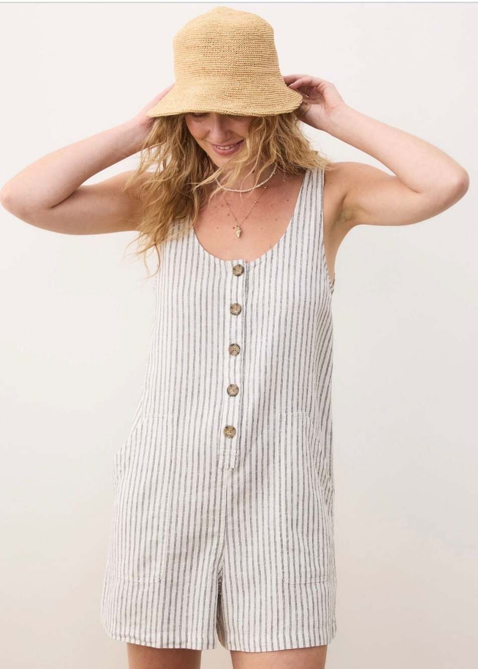 Marine Layer Sydney Stripe Romper